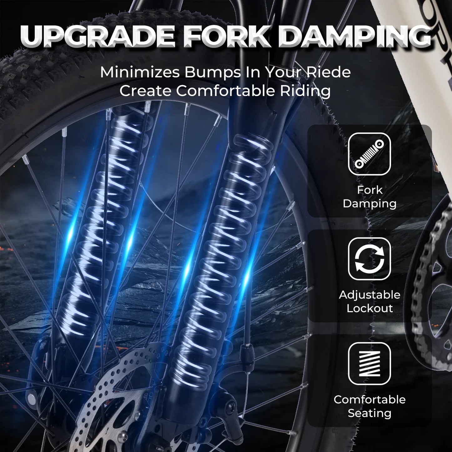LELEKUAIFolded Mountain Electric Bike 350W Brushless 360Wh
