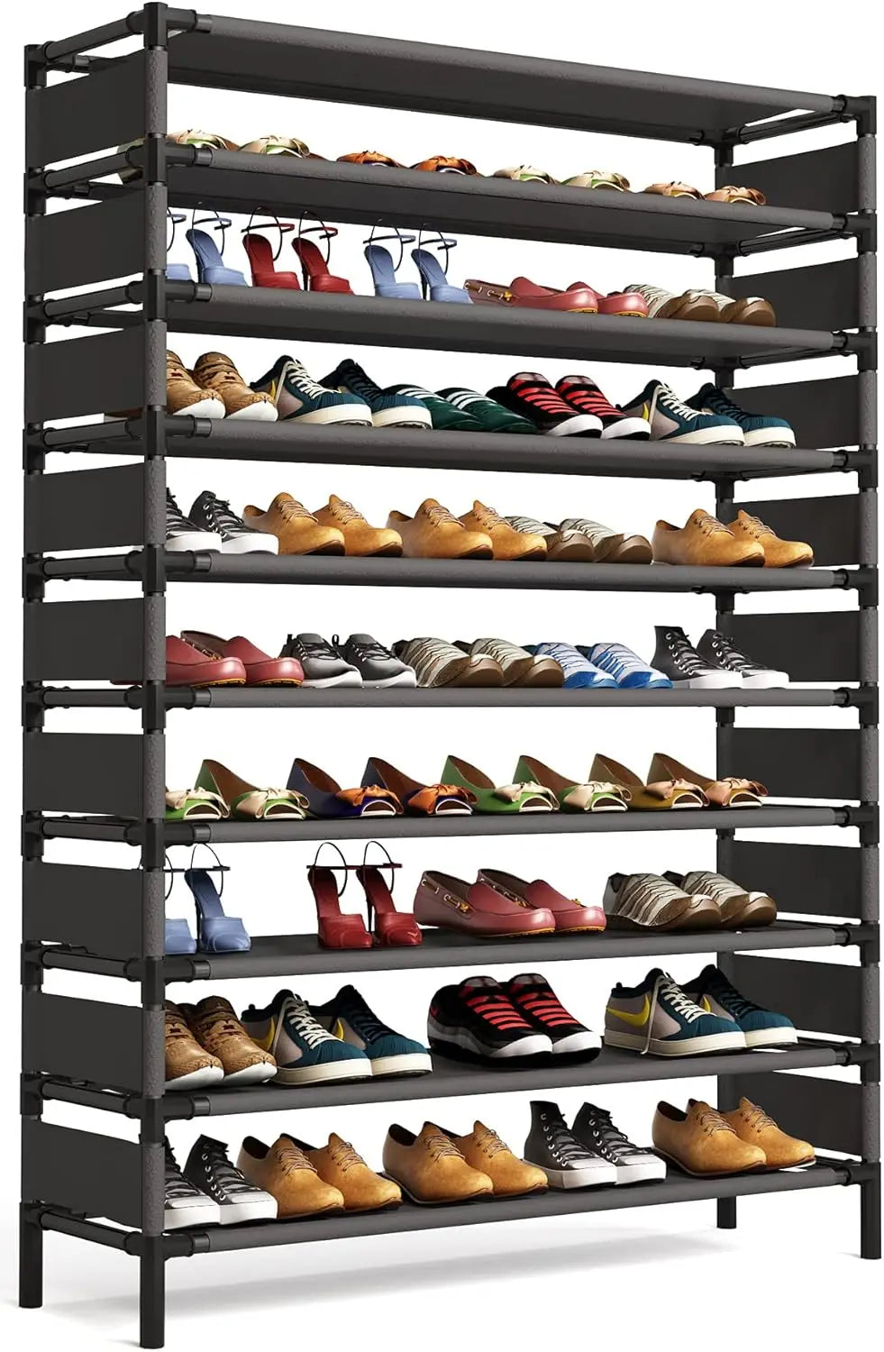 Versatile Multi-Layer Storage Rack for Shoes and Books