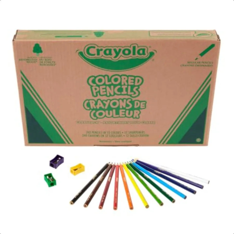 Hign Concerned Colored Pencils Classpack 240 Bulk School