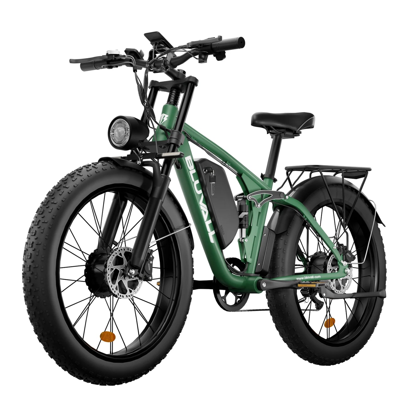 Zeegr Fat Tire Electric Bike Dual Motor 2000W Suspension