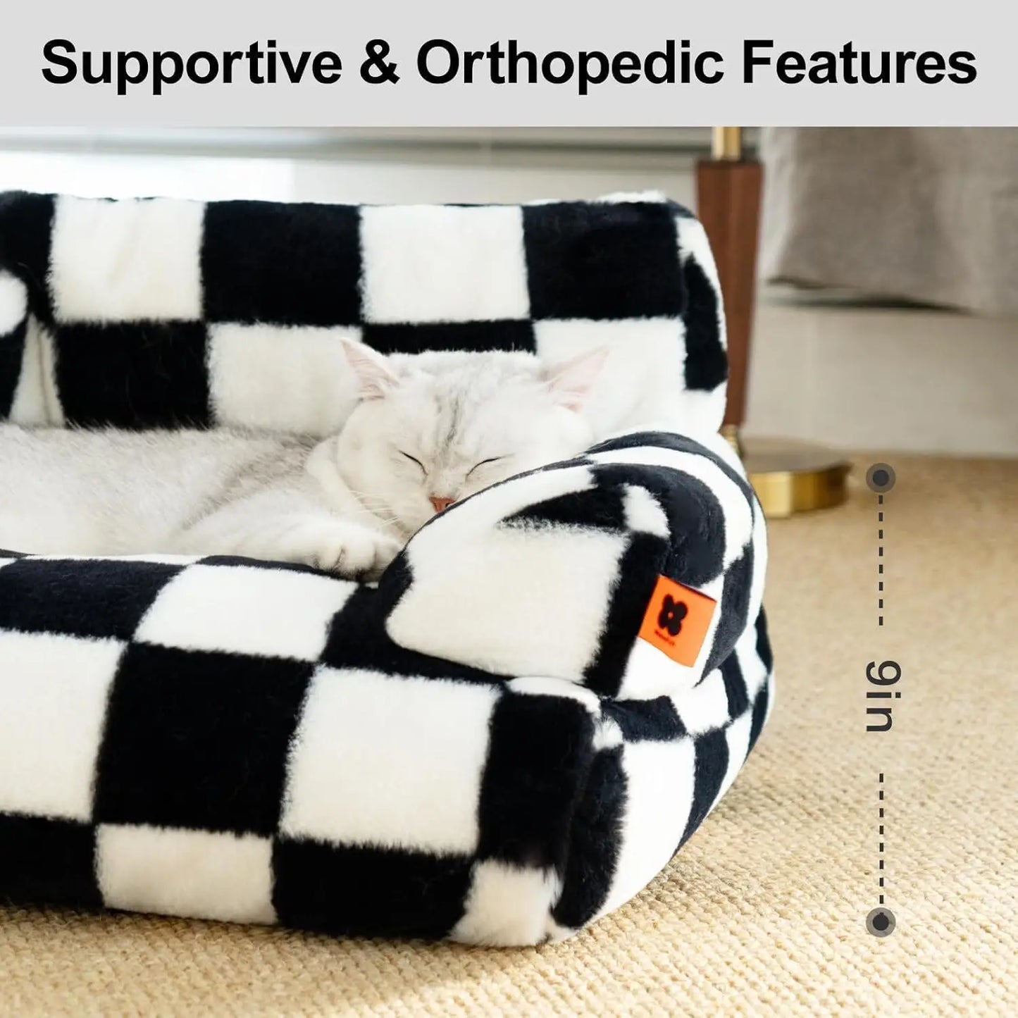 Cozy Washable Pet Couch Bed for Cats and Dogs