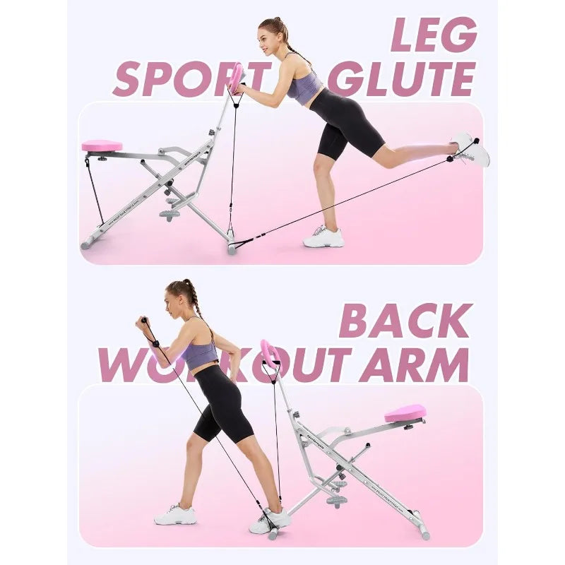Sportsroyals Adjustable Squat Machine for Home Workout Fitness