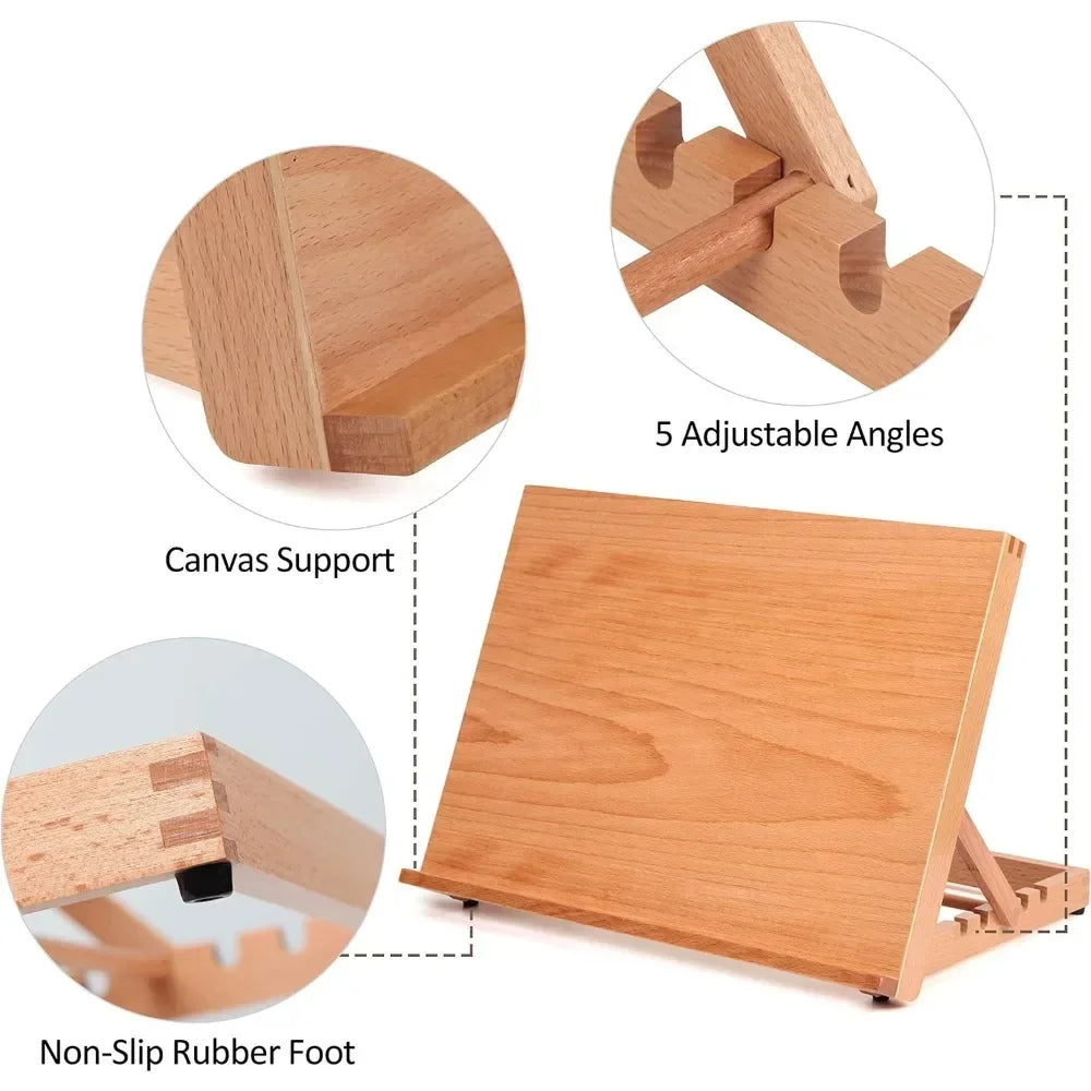 Hign Concerned Wooden Drawing Table Easel Sketch Board