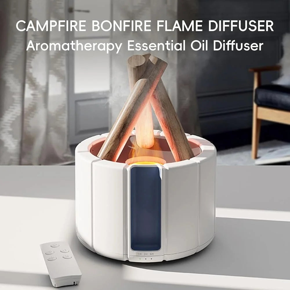 Campfire Flame Diffuser Aromatherapy Humidifier for Home Relaxation