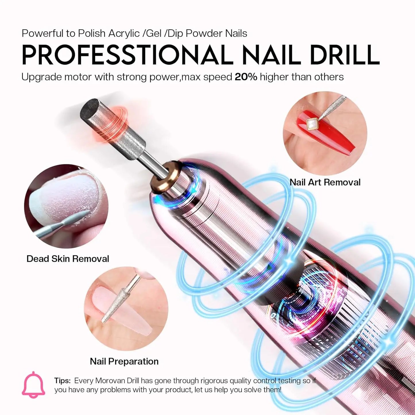 Morovan Nail Set For Beginners With Diamond Powder Nail Art