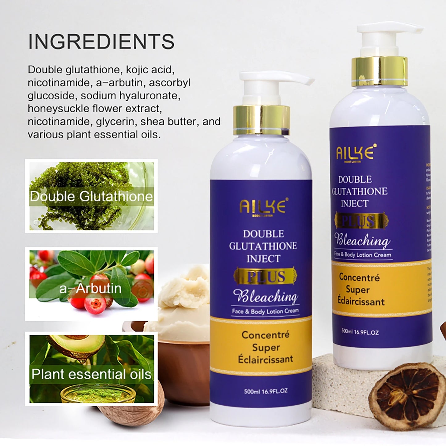 AILKE Anti-Black Spots Brightening Face Serum for Radiant Skin