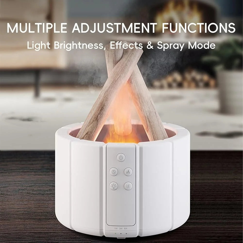 Campfire Flame Diffuser Aromatherapy Humidifier for Home Relaxation