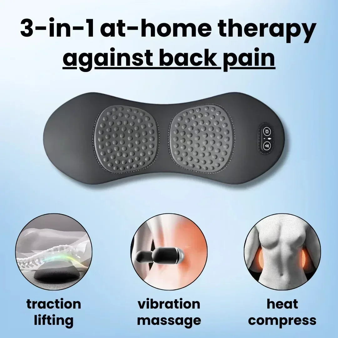 Okayso 3-in-1 Portable Back and Shoulder Massage Relief