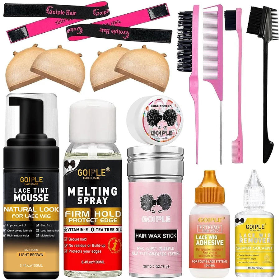Edge Control Lace Melting Spray Wig Glue And Tint Mousse