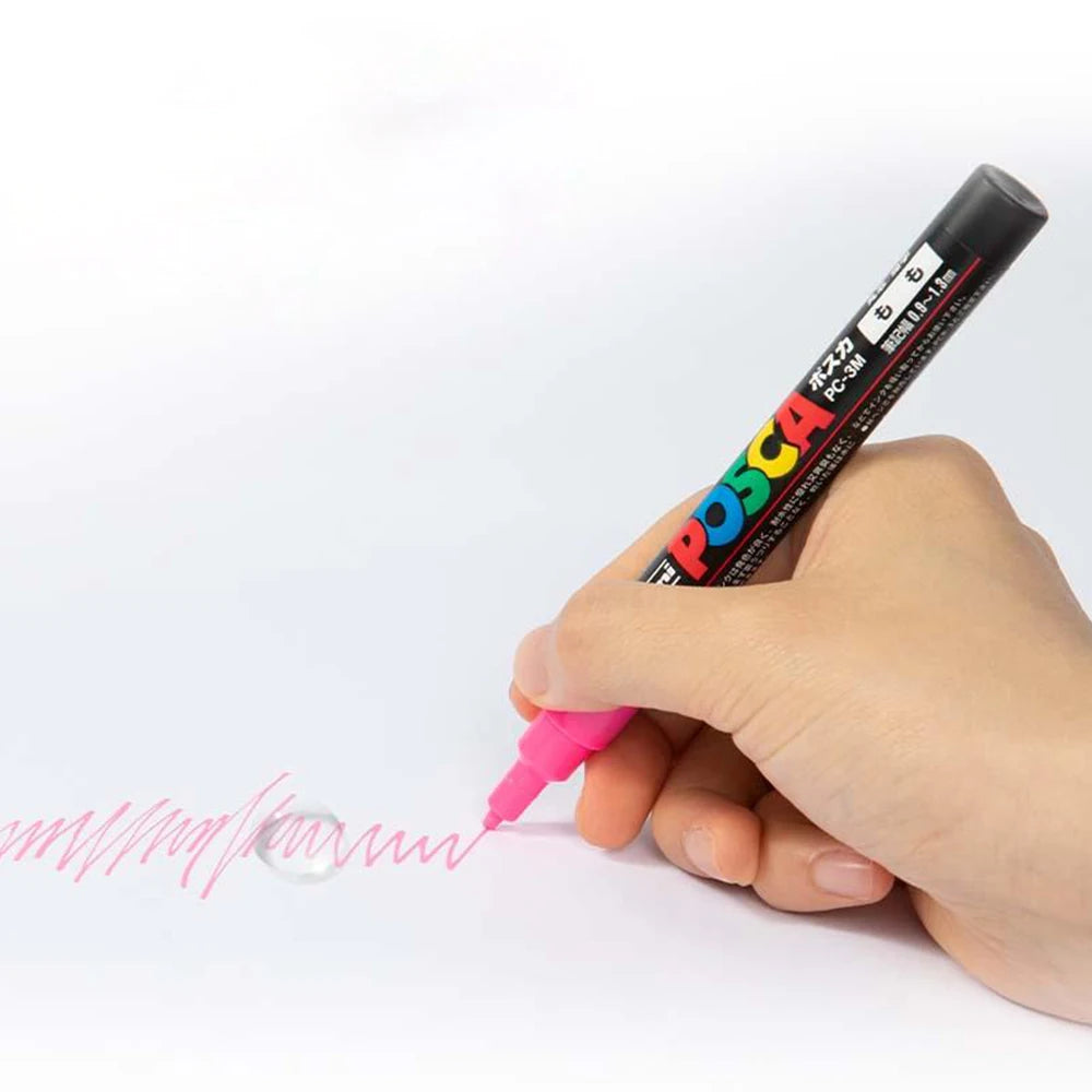 16 Piece POSCA Acrylic Markers Set for Creative Art Projects