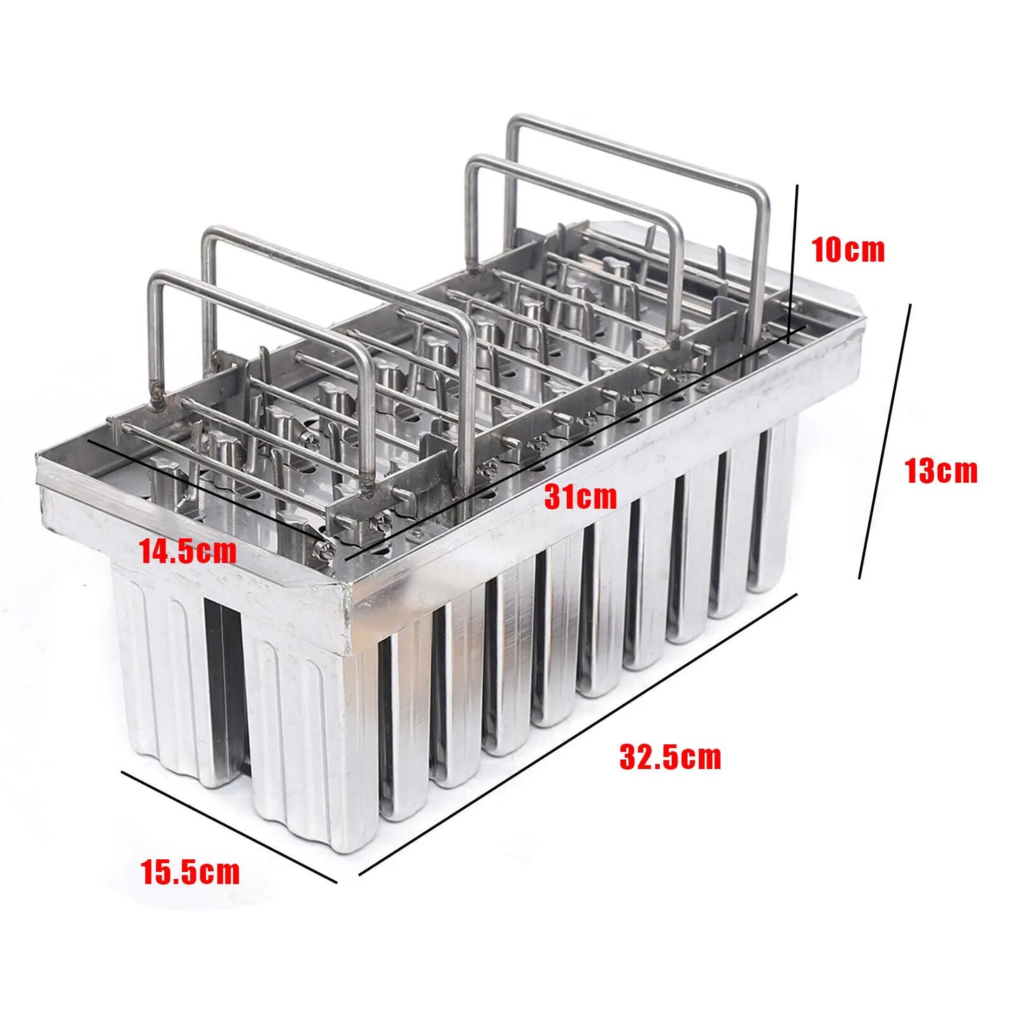 Stainless Steel Ice Cream Stick Molds 20 Pcs Popsicle Maker