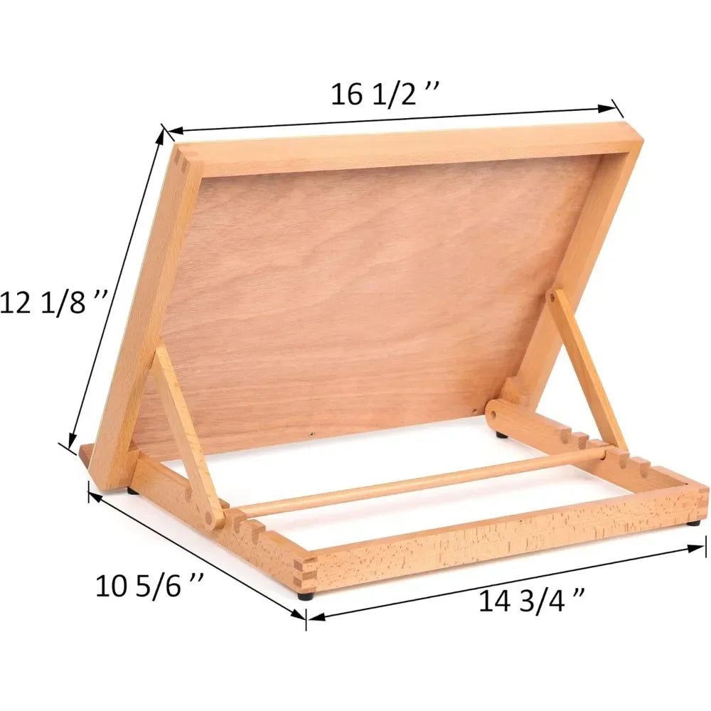 Hign Concerned Wooden Drawing Table Easel Sketch Board
