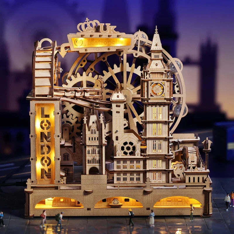 Robotime London City Marble Run 3D Puzzle With Lights