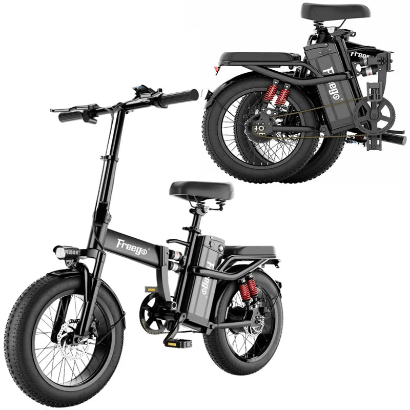 Freego T1 Foldable Electric Bicycle 750W Fat Tire EBike