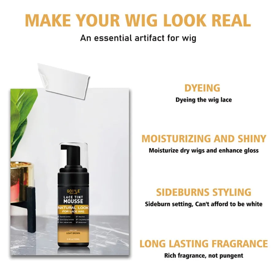 Edge Control Lace Melting Spray Wig Glue And Tint Mousse