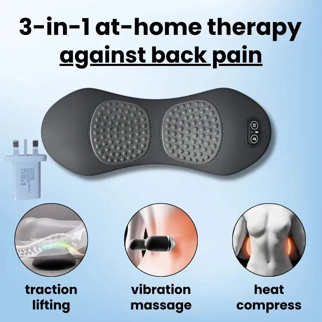 Okayso 3-in-1 Portable Back and Shoulder Massage Relief
