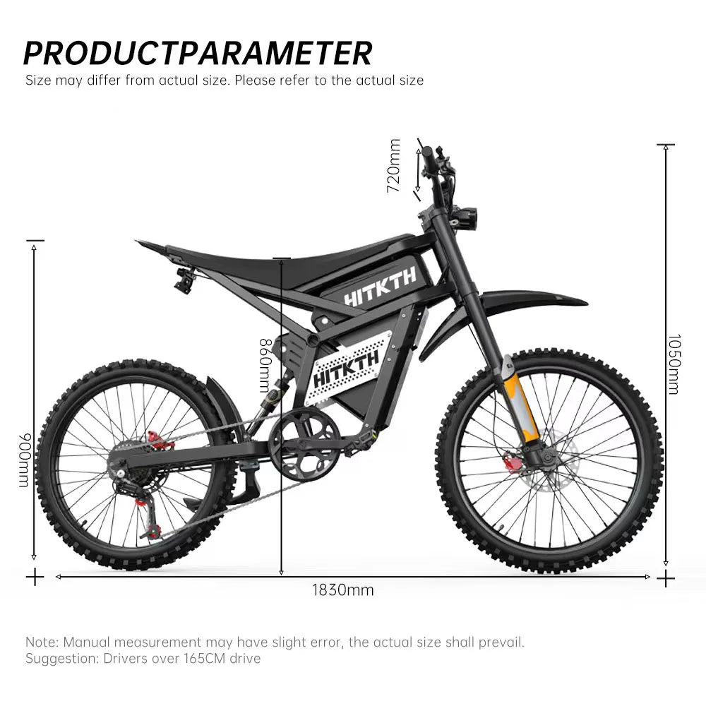 FVKING E6 Off Road Electric Bicycle 52V 40Ah 2900W Motor