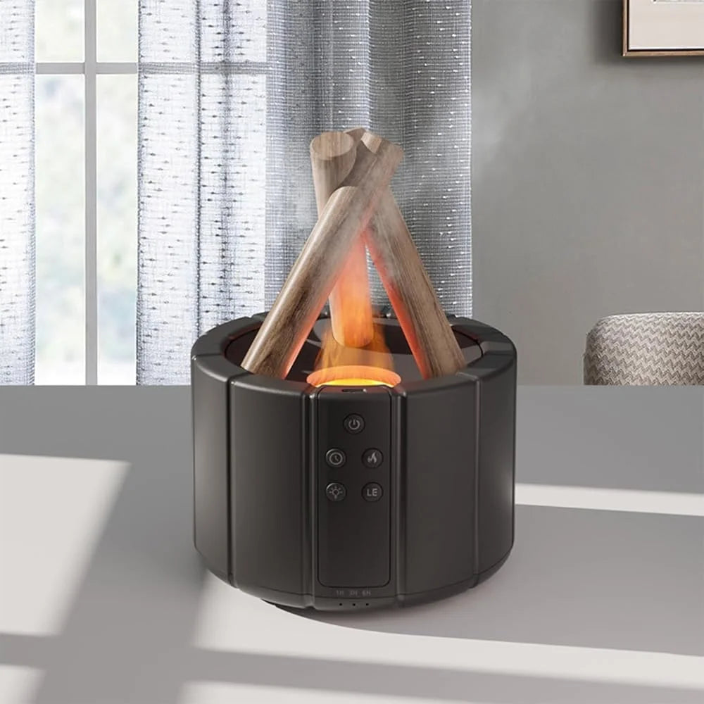 Campfire Flame Diffuser Aromatherapy Humidifier for Home Relaxation