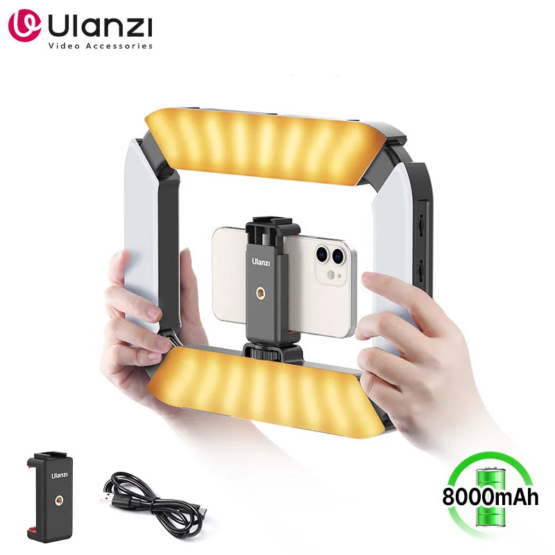 Ulanzi U200 Camera Ring Light Video Rig for Smartphone and GoPro