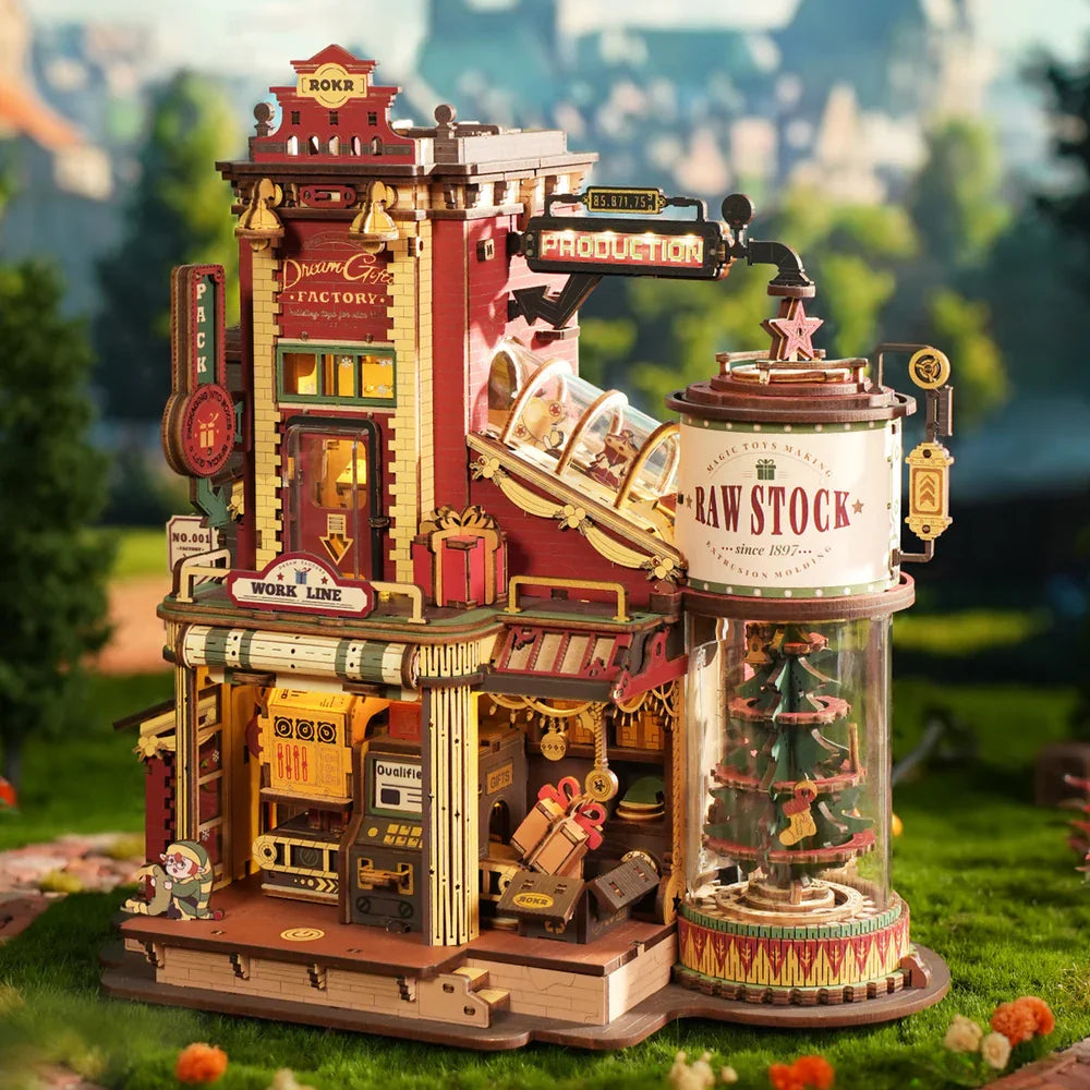 Robotime Rokr Dream Gift Factory 3D Wooden Puzzles Kit