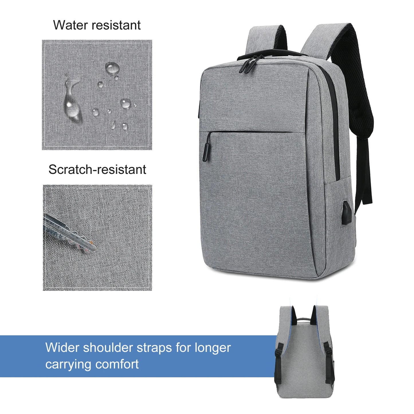 Business Travel Laptop Backpack Anti-Theft Casual Daypack Unisex