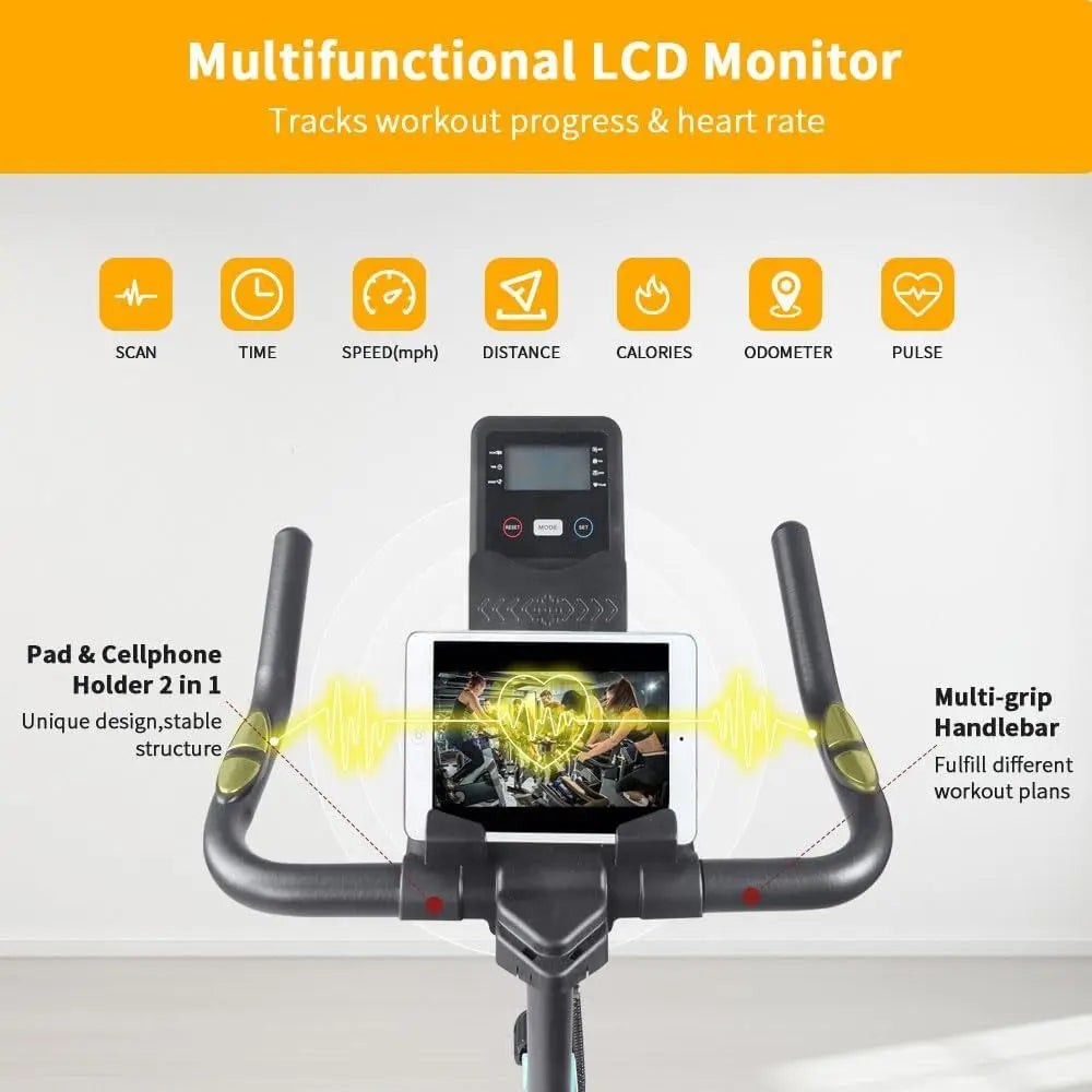 Magnetic Stationary Bike for Home Fitness and Cardio Workouts
