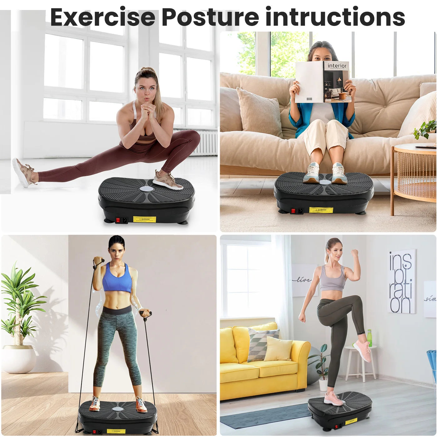 Vibration Plate Machine for Effective Whole Body Workout