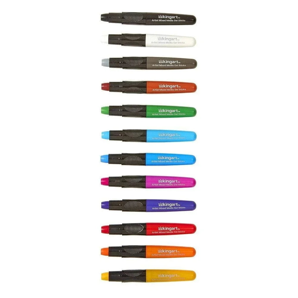 Vibrant Gel Stick Artist Markers Set for Creative Expression