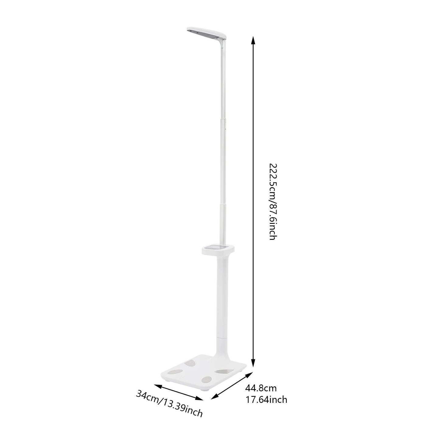 Smart Body Weight Scale with Ultrasonic Technology and LCD Display