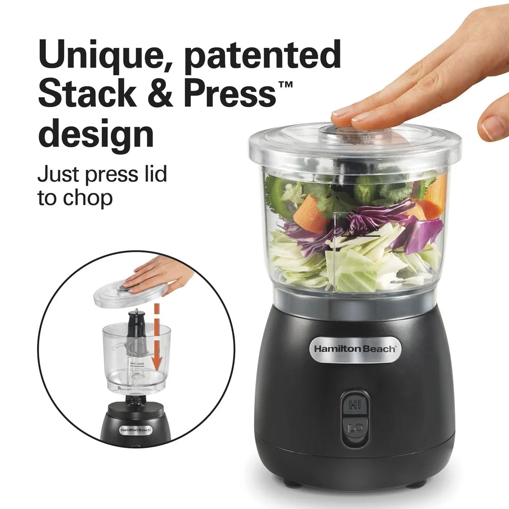 Powerful Mini Food Chopper with Oil Dispenser for Easy Cooking