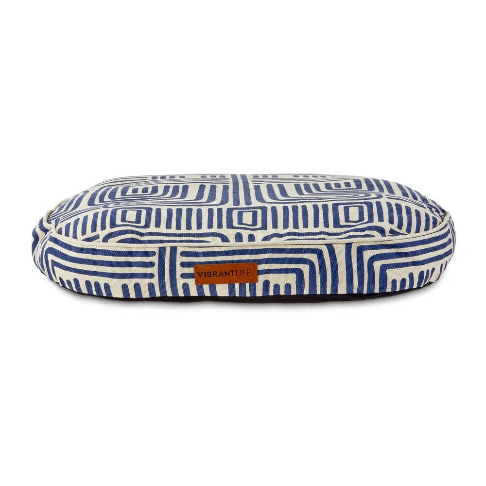 Comfortable Oval Dog Bed with Removable Washable Cover