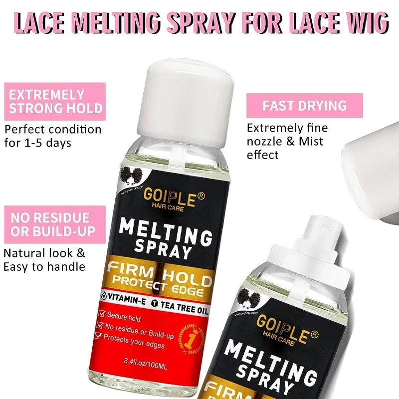 Edge Control Lace Melting Spray Wig Glue And Tint Mousse