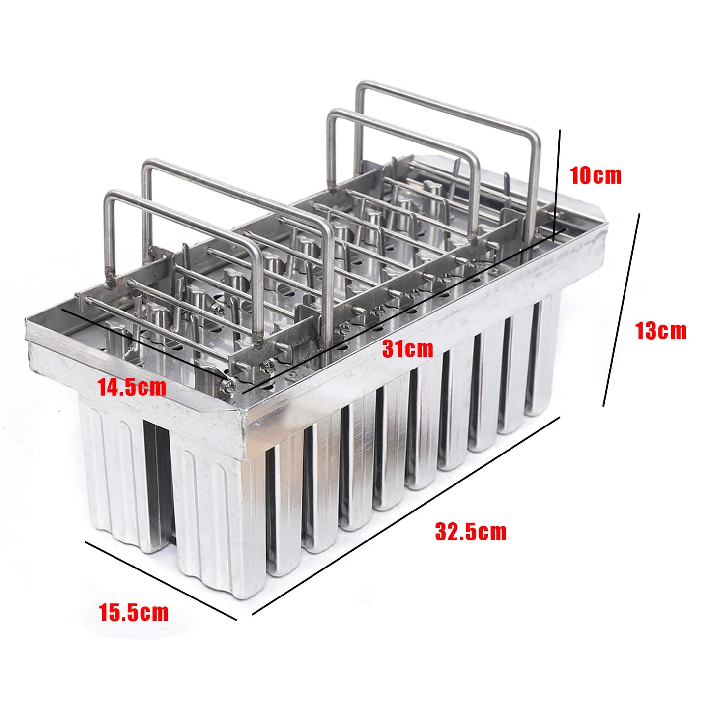 Stainless Steel Ice Cream Stick Molds 20 Pcs Popsicle Maker