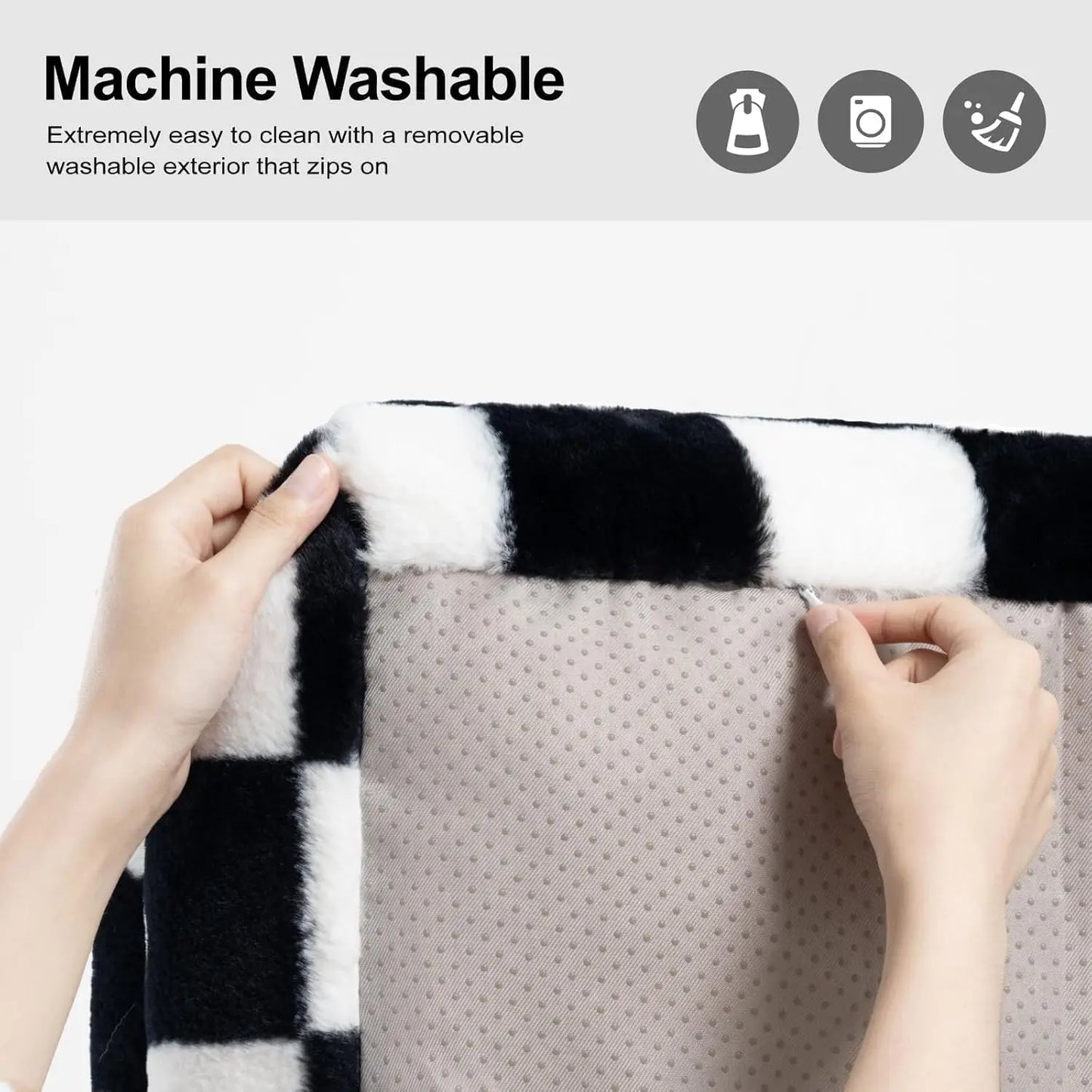 Cozy Washable Pet Couch Bed for Cats and Dogs