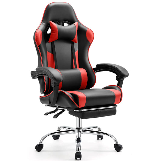 Ergonomic Racing Gaming Chair with Adjustable Support and Comfort