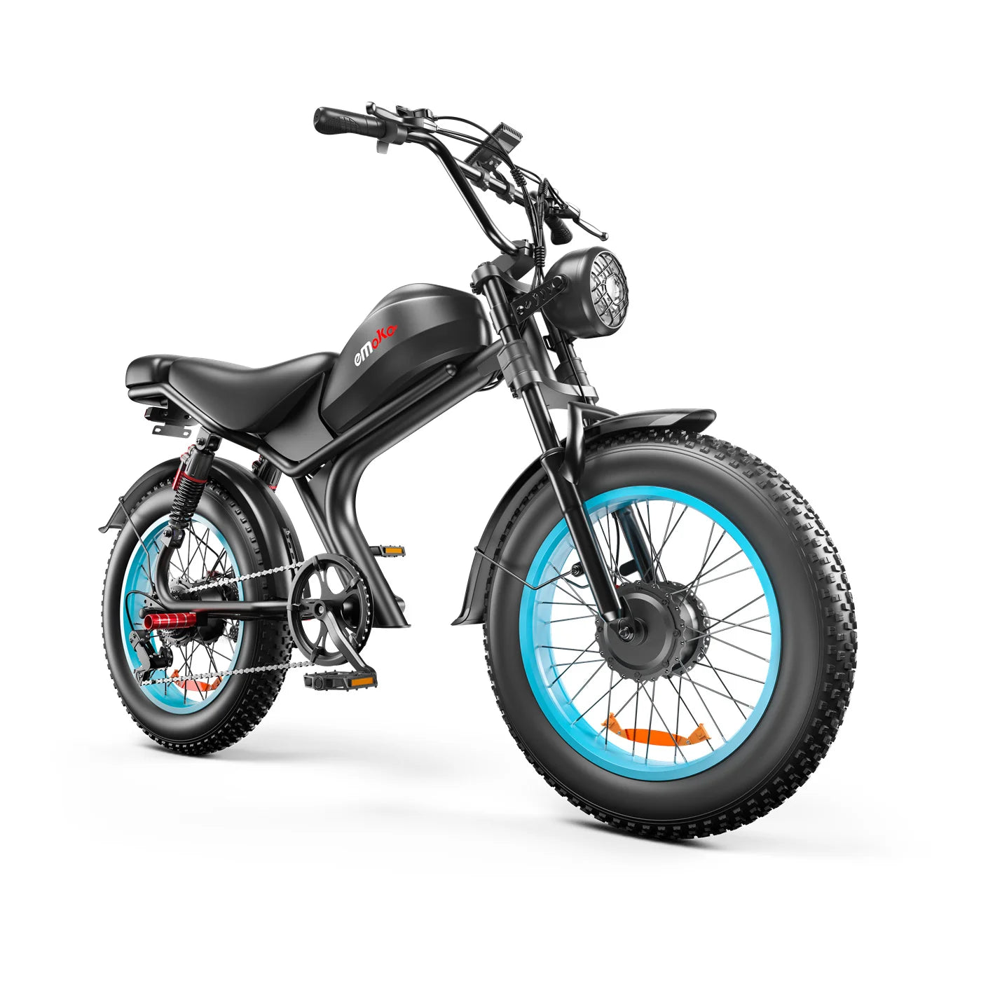 Emoko C93 1000W Dual Hub 48V Fat Tire Electric Bike