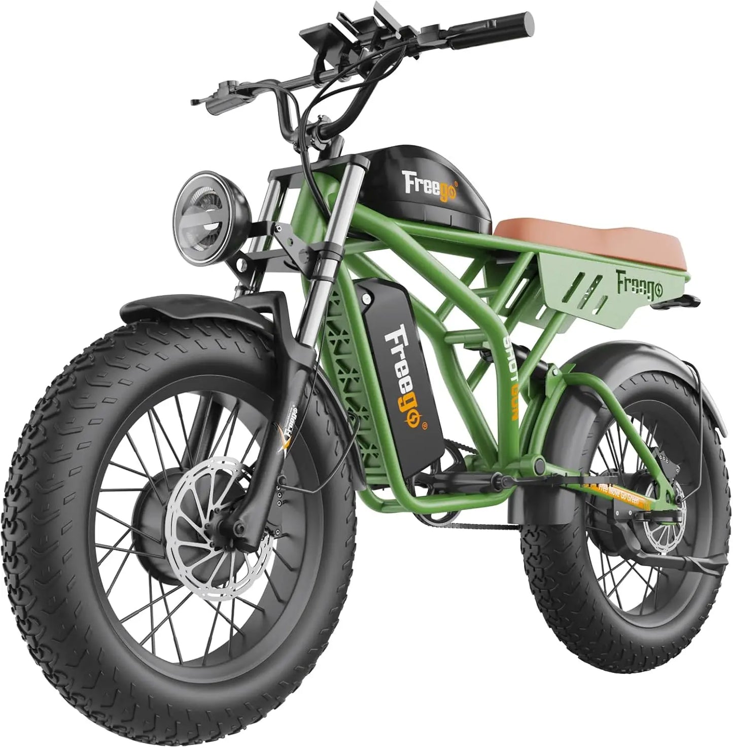 Freego F3 Retro Electric Bike Dual Motor 1000W 48V Battery