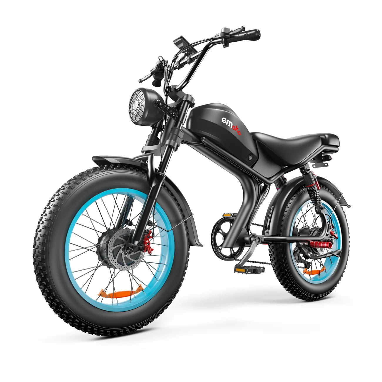 Emoko C93 1000W Dual Hub 48V Fat Tire Electric Bike