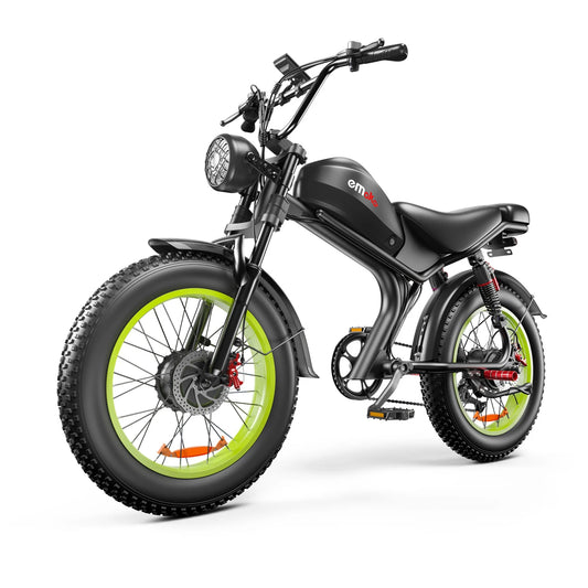 Emoko C93 1000W Dual Hub 48V Fat Tire Electric Bike