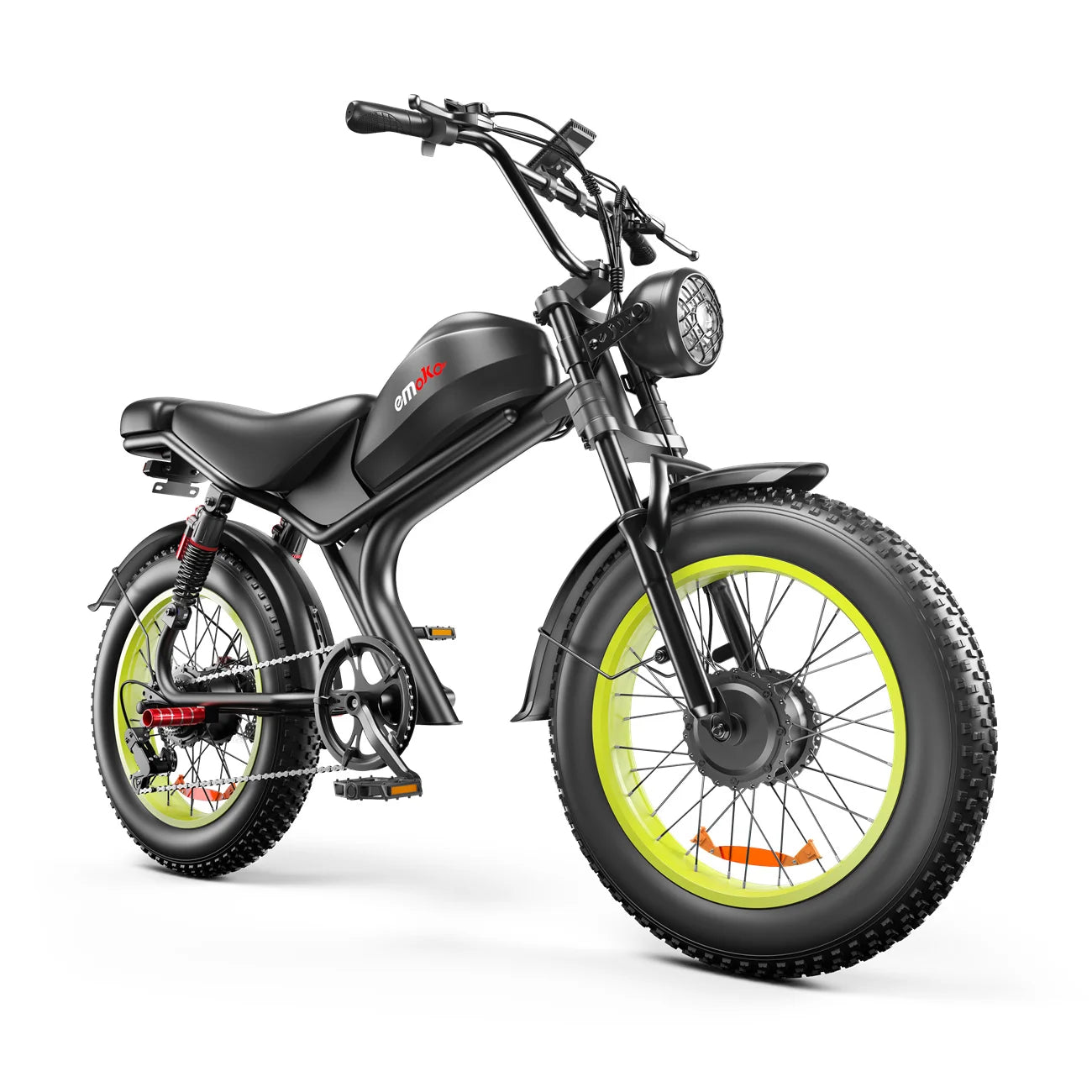 Emoko C93 1000W Dual Hub 48V Fat Tire Electric Bike