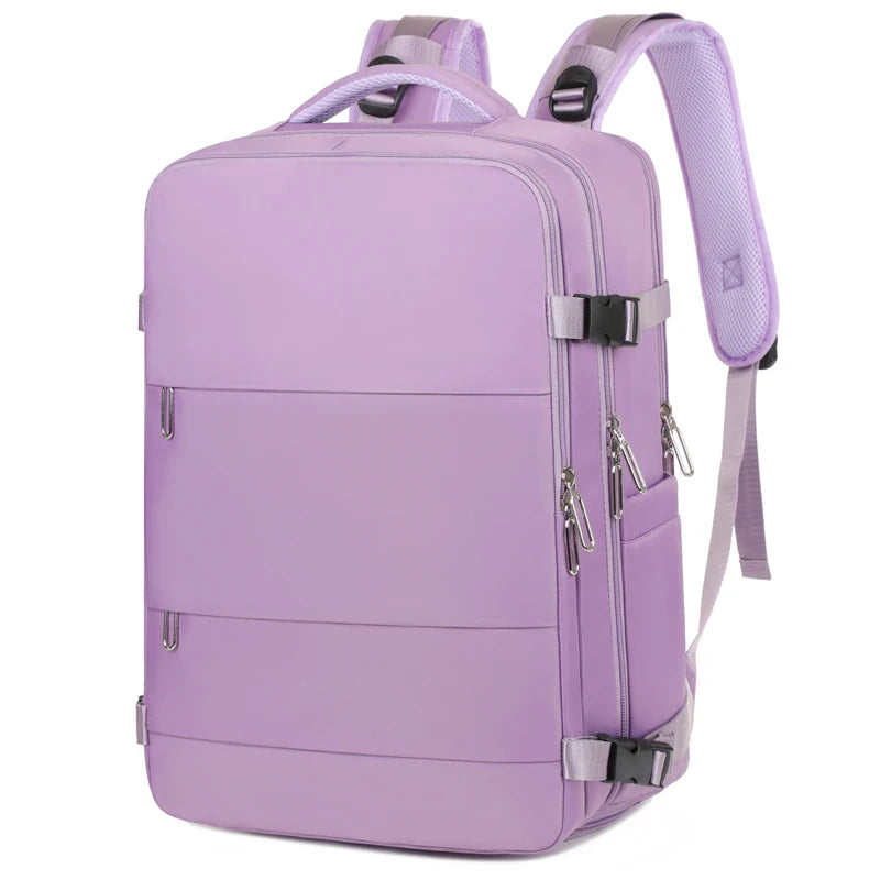 Waterproof Travel Backpack with USB Charging Port for Adventures