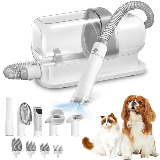 ATUBAN Dog Grooming Vacuum Kit With 2.3L Dust Cup System