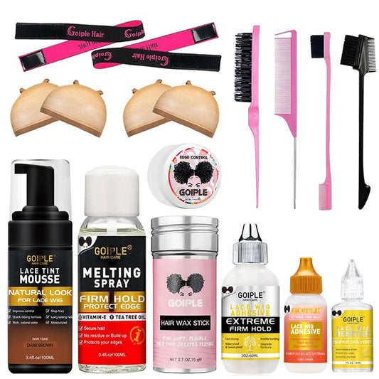 Edge Control Lace Melting Spray Wig Glue And Tint Mousse