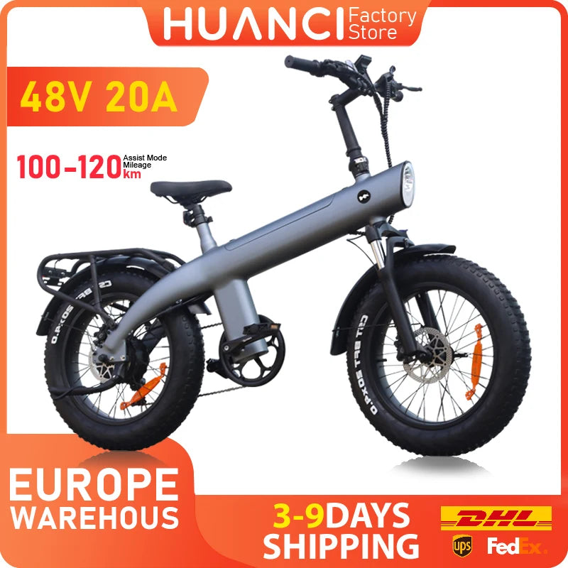 HUANCI Q3 Electric Mountain Bike 48V 20Ah Aluminum Frame