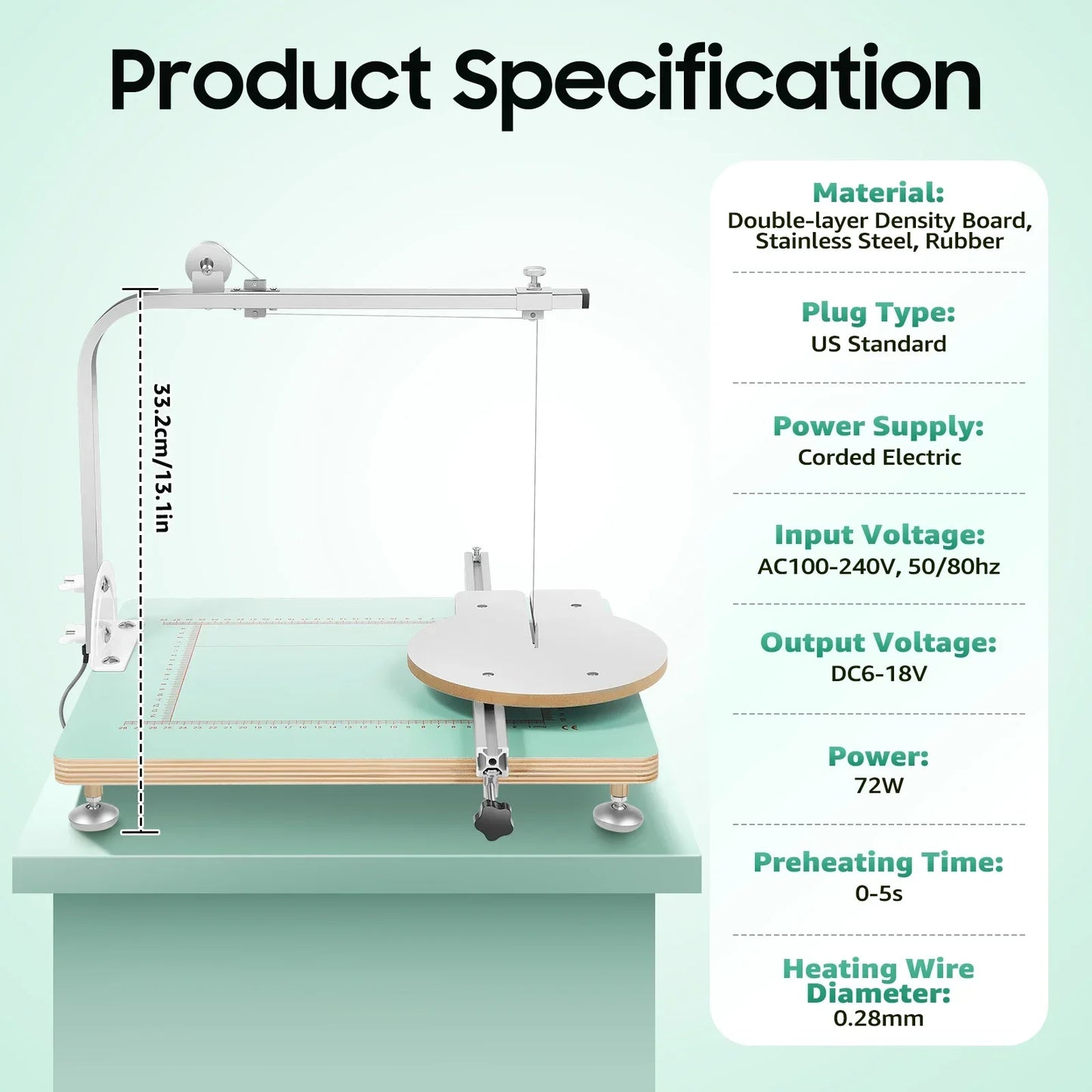 Cutting Portable Foam Cutter With Adjustable Temperature