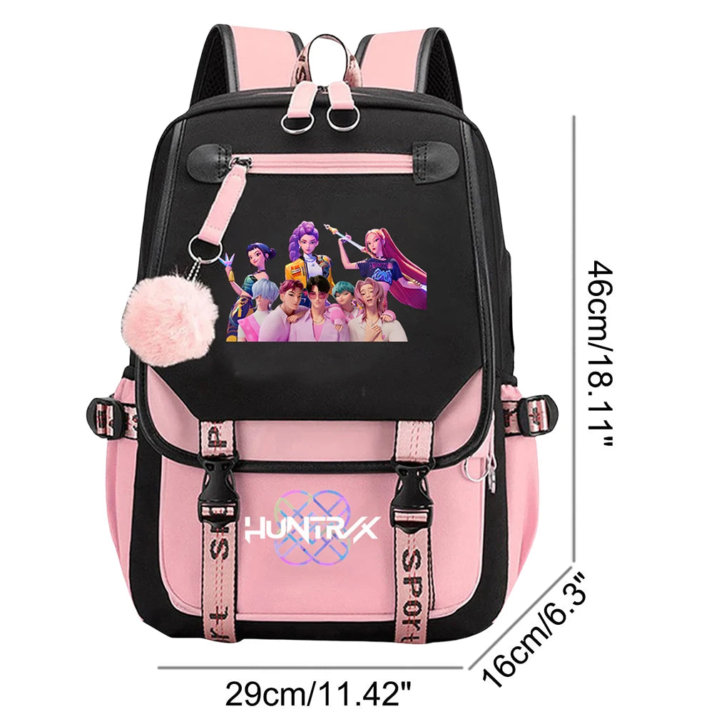 Guangdong Backpack School Bag For Students KPop Demon Slayer
