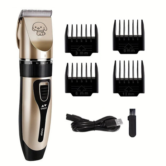 Electric Pet Hair Trimmer Kit for Professional Grooming at Home