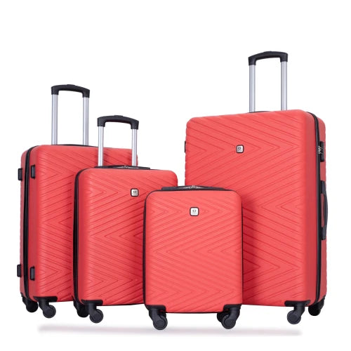 Travelhouse 4-Piece ABS Spinner Luggage Set TSA Lock