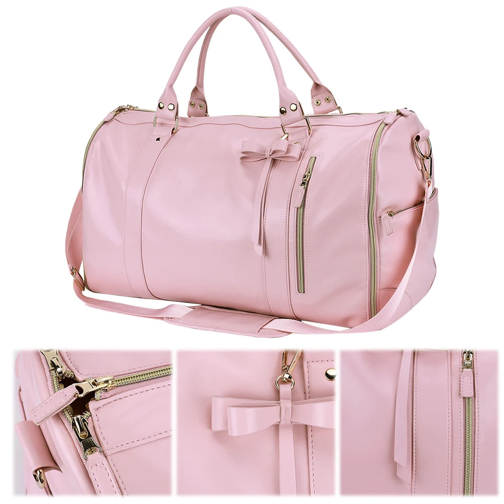 CN Guangdong Travel Garment Bag Duffle Foldable PU Leather