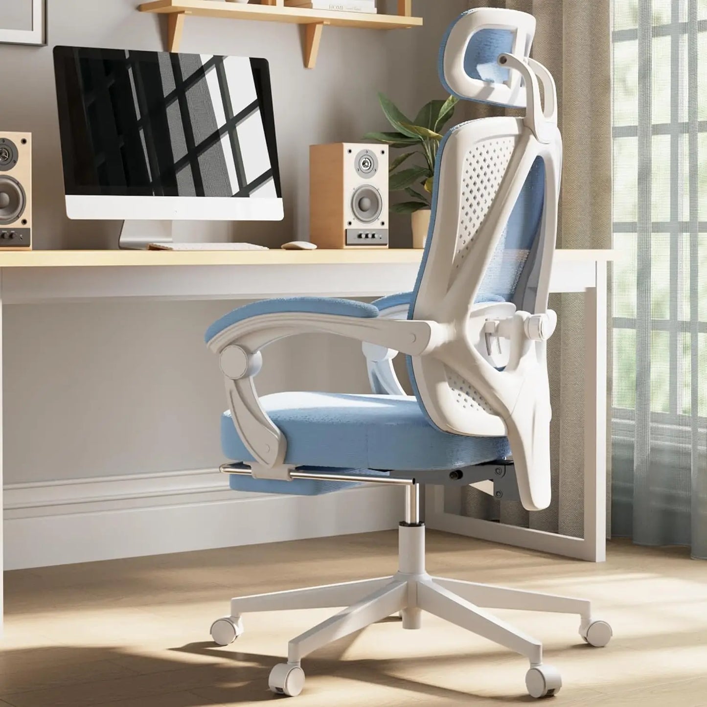 Dowinx Ergonomic Mesh Office Chair with Adjustable Lumbar Support